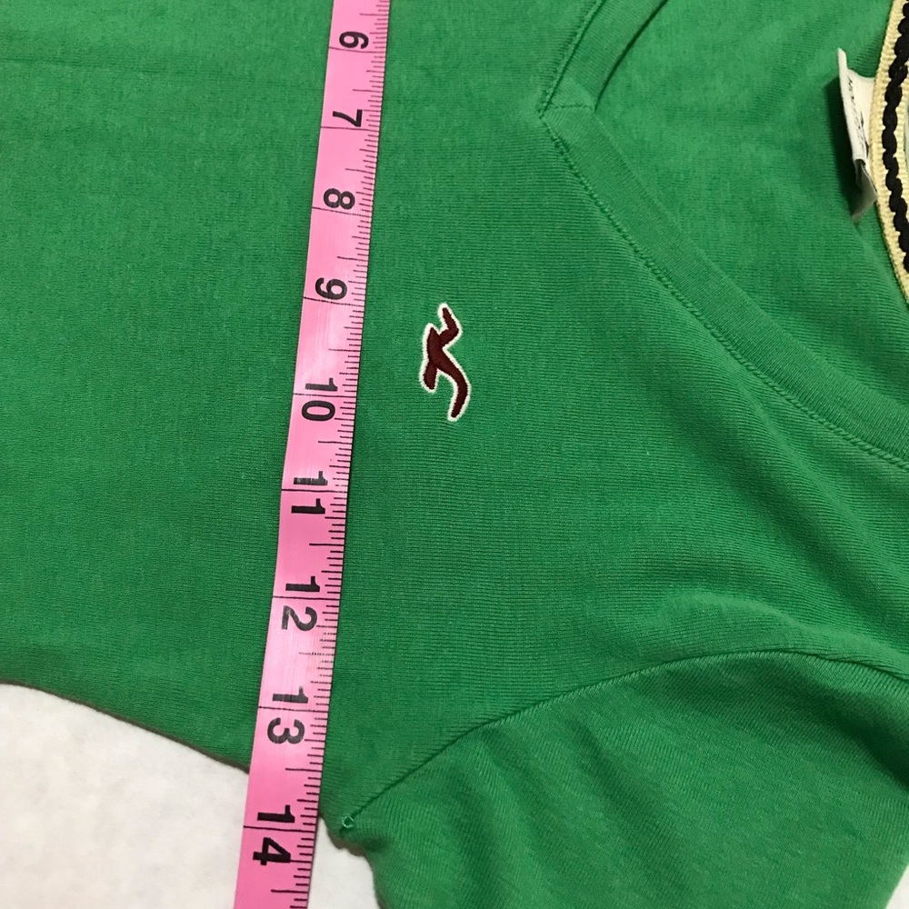 Hollister Girls S Green V-neckline Long Sleeves Pullover Top Blouse - Picture 8 of 14